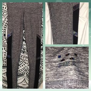 NEW Gray PINK Victoria’s Secret leggings S: XS